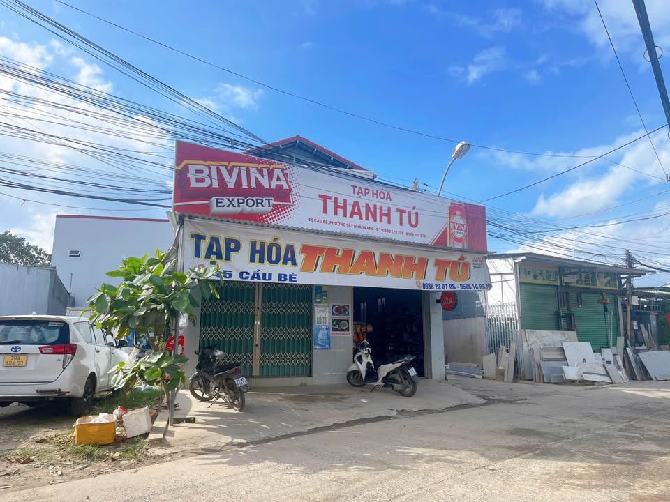 Mặt tiền đường Cầu Bè, Tây Nha Trang 218m² giá 7 tỷ - Tiềm năng kinh doanh lớn!