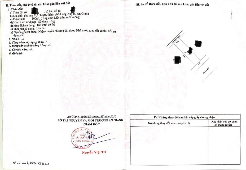 Đất nền Lý Thái Tổ, Long Xuyên 100m² giá 3 tỷ - Vị trí đắc địa, tiện ích đầy đủ!