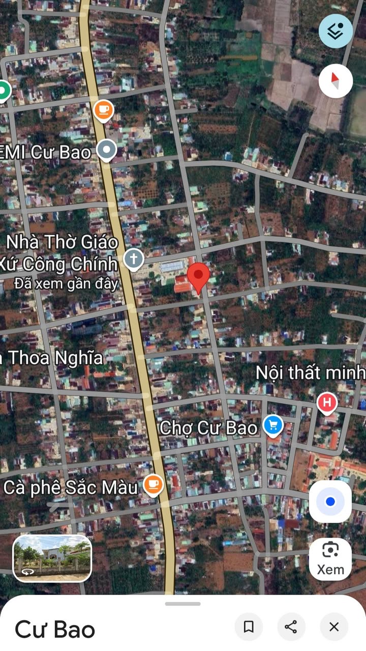 Đất nền Cư Bao, Buôn Hồ 185m² - Gần nhà thờ Công Chính, giá thỏa thuận!