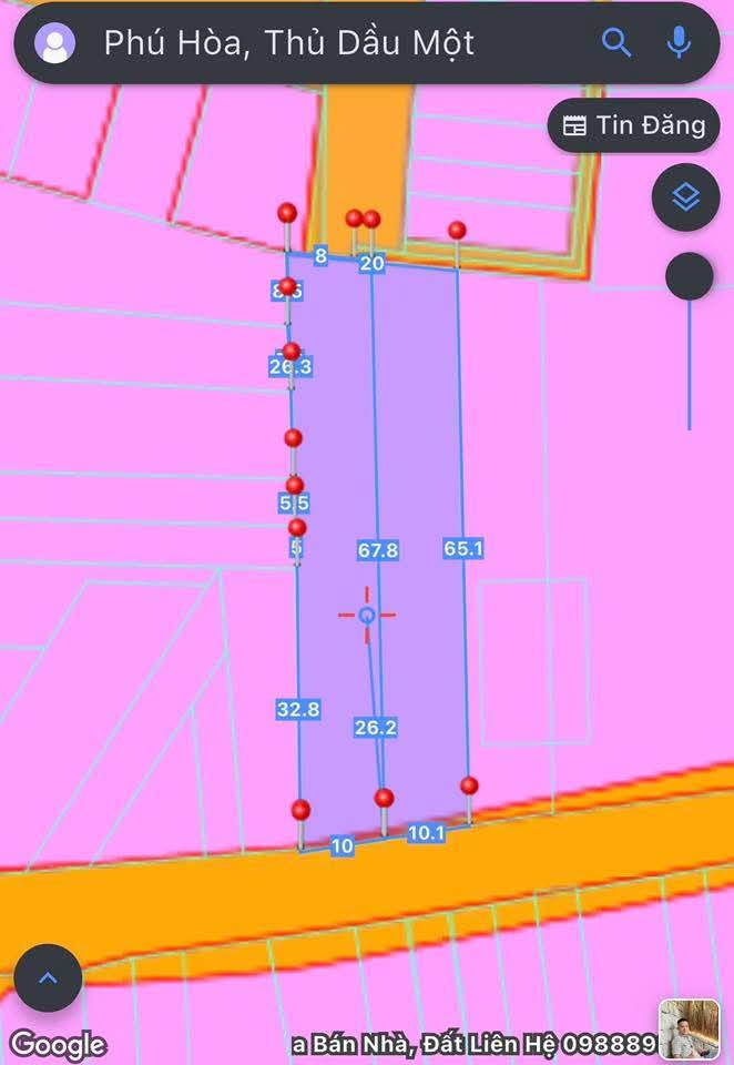 Đất nền đường Lê Hồng Phong, phường Phú Hòa, 1300m² - Giá đầu tư hấp dẫn!
