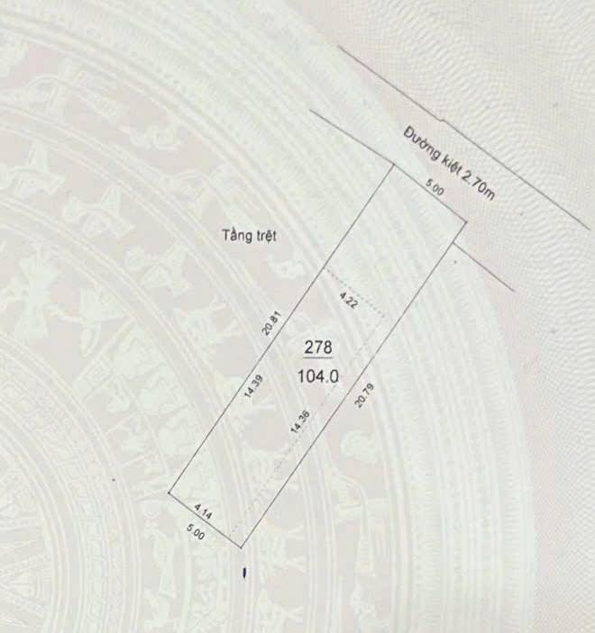 Bán lô đất 104m² đường Đồng Kè, Đà Nẵng - Dòng tiền 10 triệu/tháng chỉ 3 tỷ!