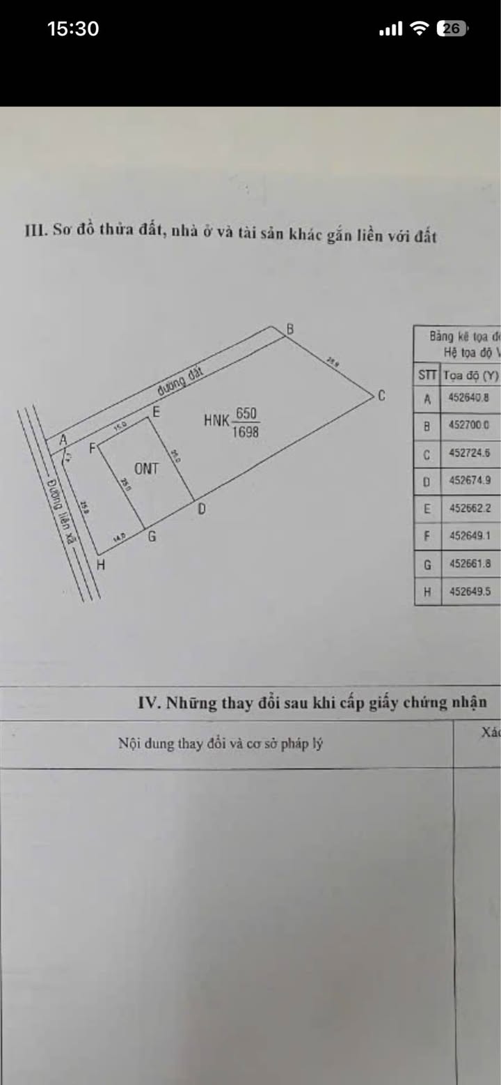 Đất mặt tiền nhựa xã Hàm Liêm 2000m² giá 2.2 tỷ - Đầu tư sinh lời ngay!