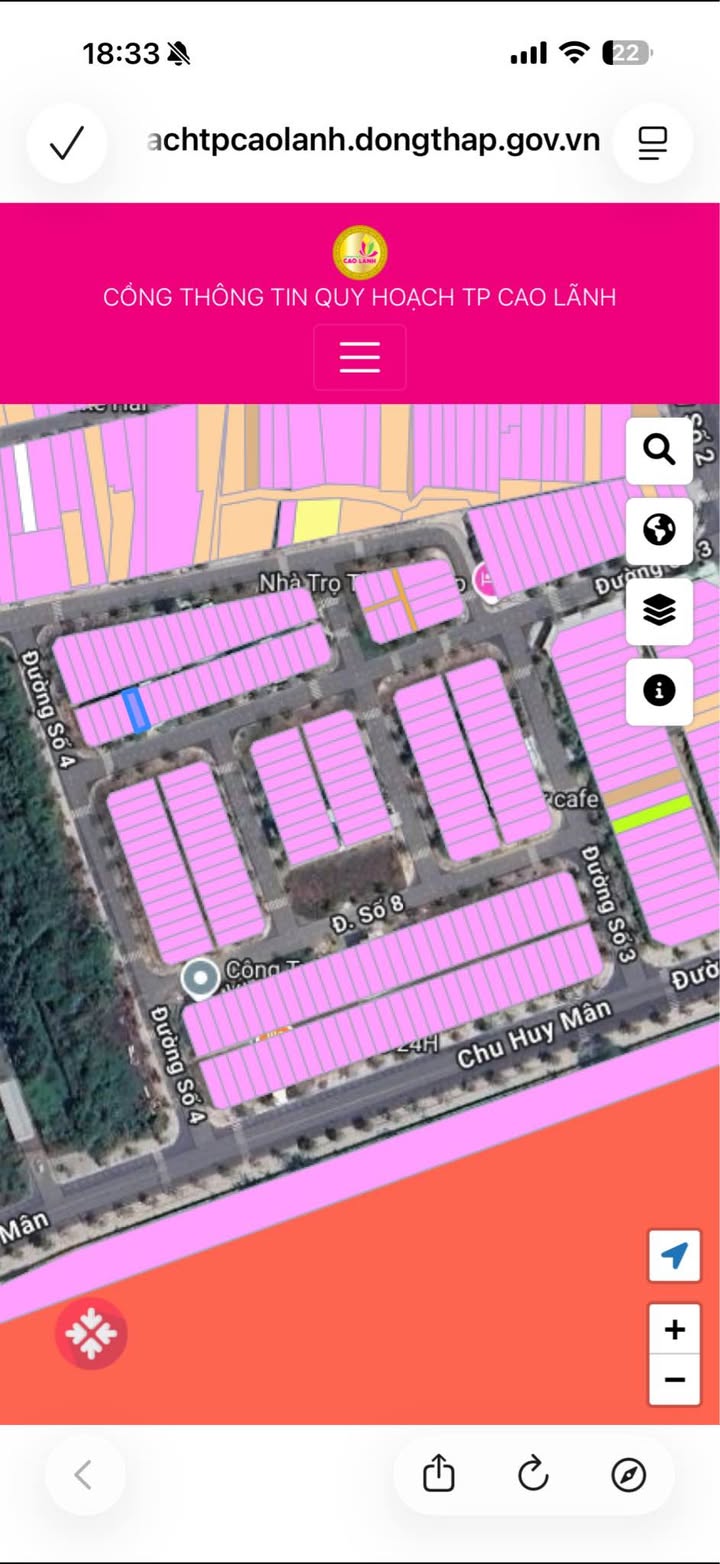 Đất nền KDC Phường 6, TP Cao Lãnh 63m² giá 1.25 tỷ - Tiềm năng phát triển lớn!