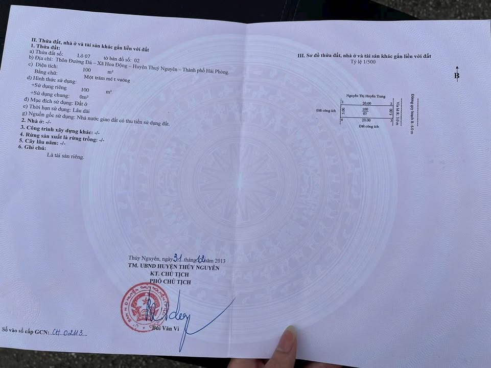 Đất nền Lô góc 100m² Chung cư Huê, Hải Phòng - Giá chỉ 4.xx tỷ, vị trí đắc địa!