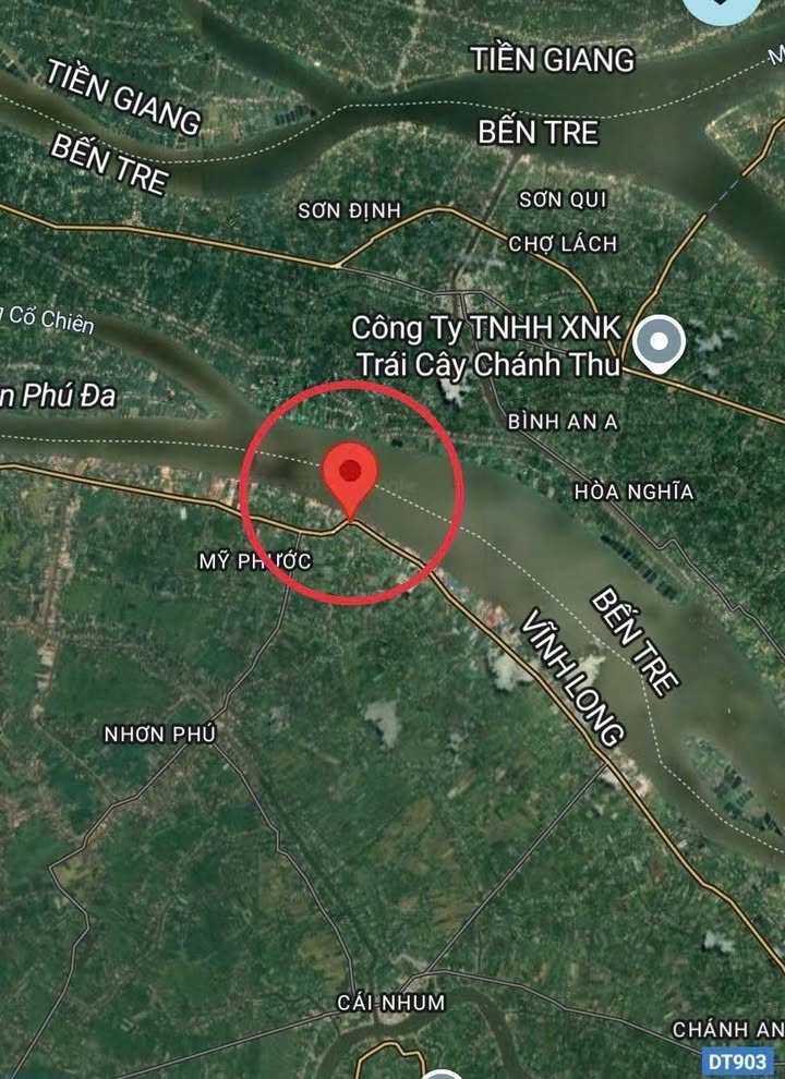 Đất sản xuất Vĩnh Long 2162m² giá 9.73 tỷ - Mặt tiền sông Cổ Chiên!