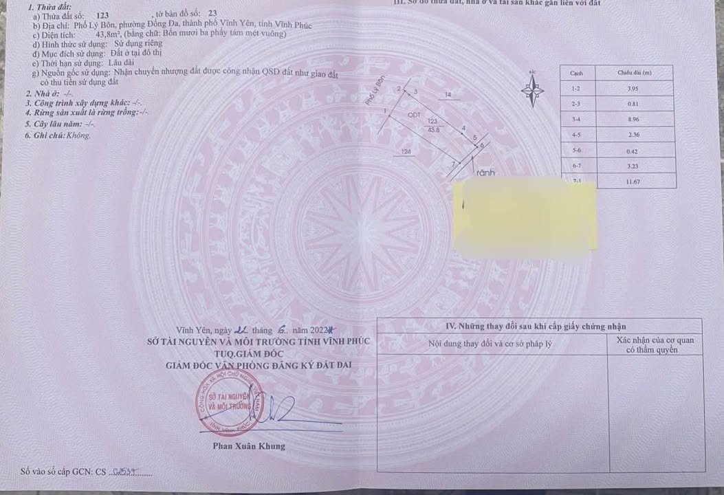 Shophouse mặt đường Lý Bôn Vĩnh Yên 43m² giá 5.5 tỷ - Cơ hội đầu tư hiếm có!