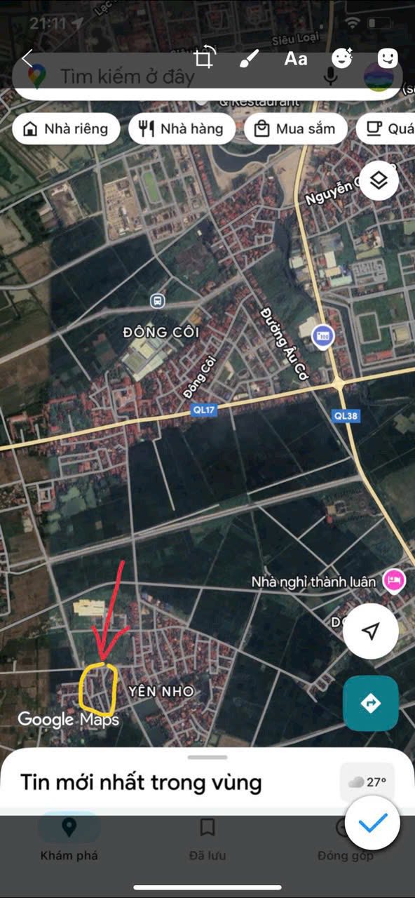 Đất nền Yên Nho, Thuận Thành, Bắc Ninh 201,9m² - Đầu tư sinh lời lý tưởng!