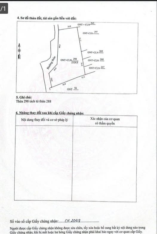 Đất trang trại Thường Xuân 2324m² giá chỉ 1.6 tỷ - Cơ hội đầu tư tuyệt vời!