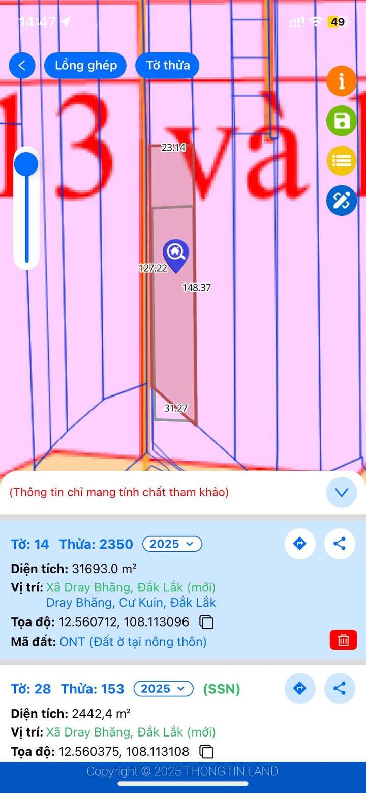 Đất nền thổ cư Lô 13, xã Dray Bhăng, huyện Cư Kuin 2640m² giá 6.6 tỷ - Cơ hội đầu tư hấp dẫn!