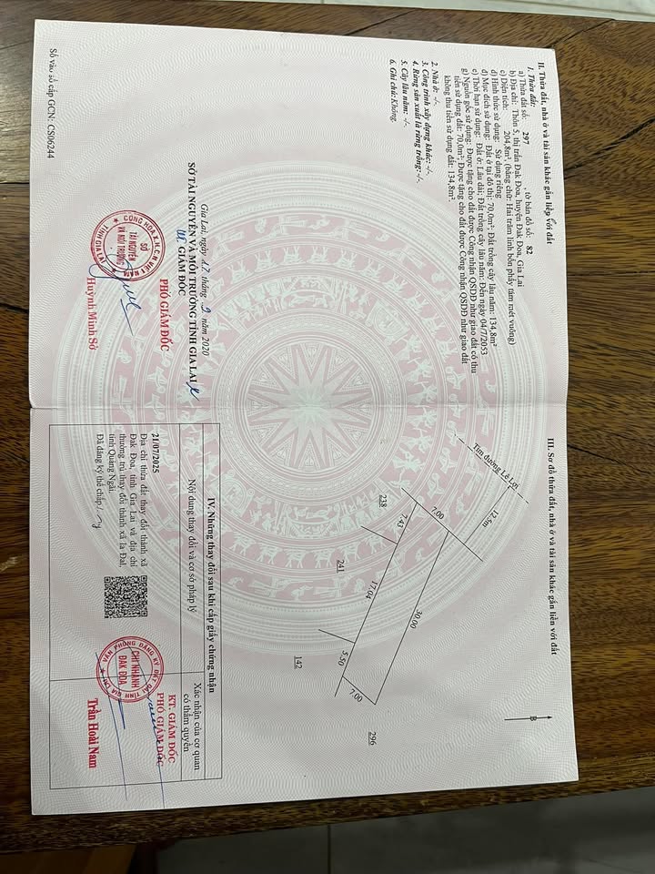 Đất thổ cư 210m² đường Lê Lợi, Đak Đoa - Cơ hội đầu tư hấp dẫn!