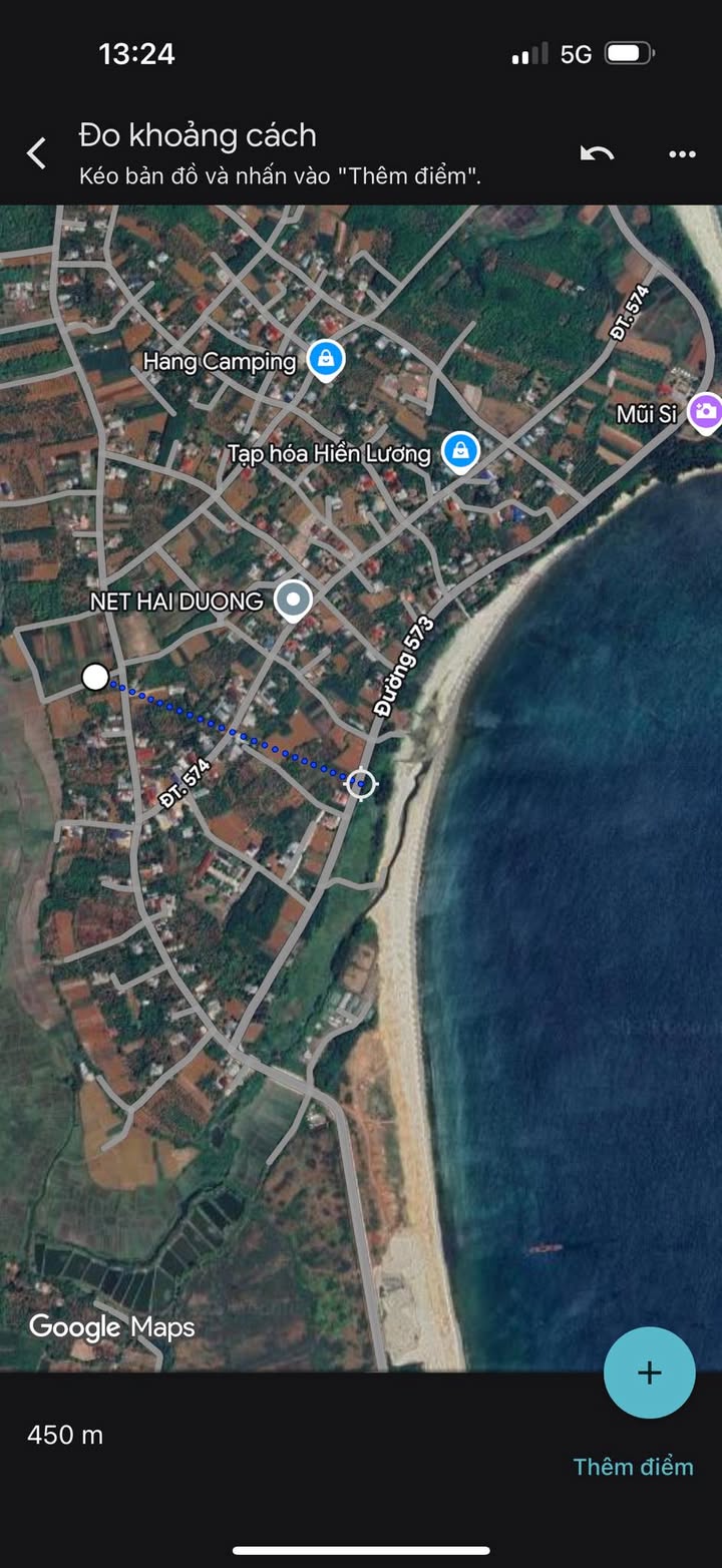 Lô đất 500m² tại Cửa Tùng, Vĩnh Linh, Quảng Trị - Sát biển chỉ 400m!