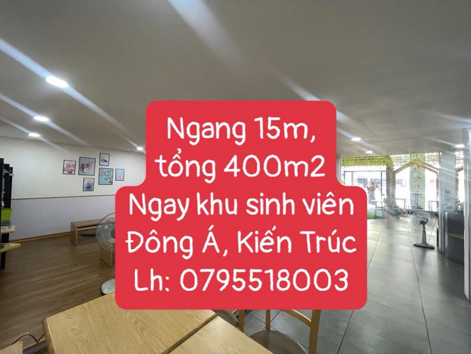 Mặt bằng cho thuê 400m² tại Hòa Cường, Đà Nẵng - Vị trí đắc địa gần các trường đại học!