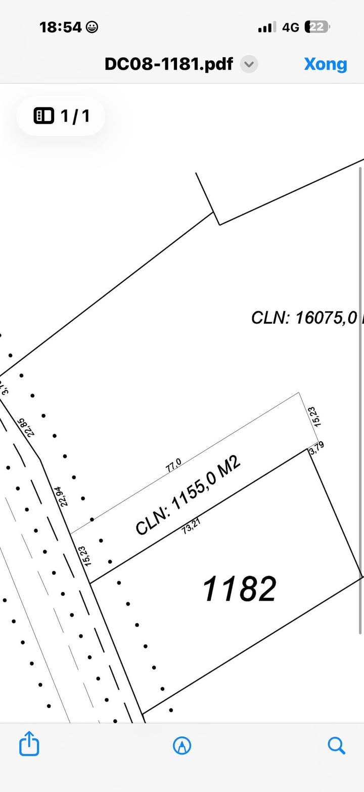 Đất nền Minh Thành Bàu Nàm 1155m² - Giá cực tốt cho nhà đầu tư!