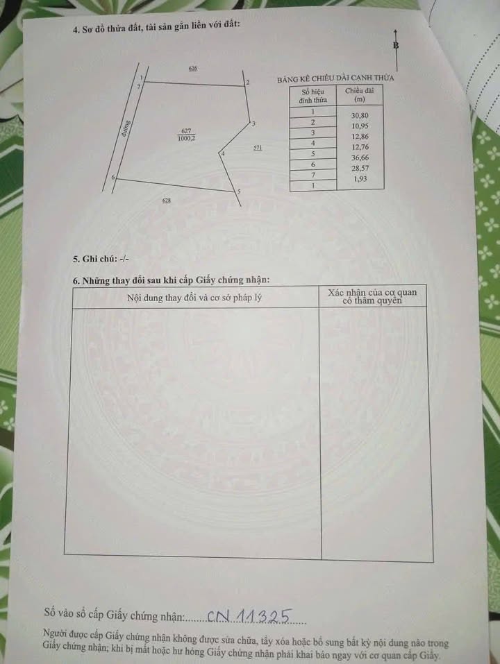 Đất nền xã Láng Dài, Long Đất 1000m² giá 700 triệu - Đầu tư sinh lời ngay!