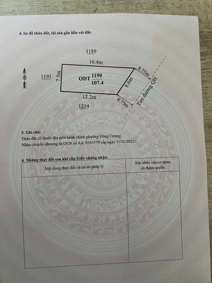 Đất nền Đông Cương, Thanh Hóa 3665m² giá 2 tỷ - Cơ hội đầu tư tuyệt vời!