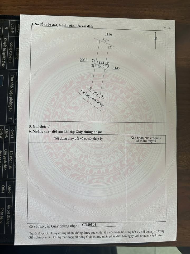 Đất nền 134m² tại Tân Hương - Phổ Yên chỉ 800 triệu - Cơ hội vàng đầu tư!