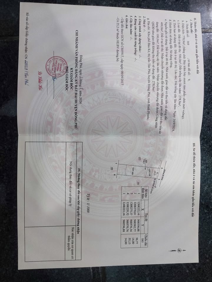 Đất nền Tân Phú, Đồng Phú 770m² - Thích hợp xây trọ kinh doanh