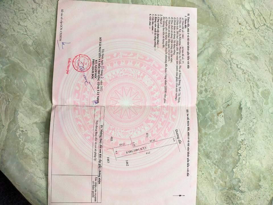 Nhà riêng An Tịnh Trảng Bàng 342m² giá 1.5 tỷ - Đầu tư sinh lời ngay!