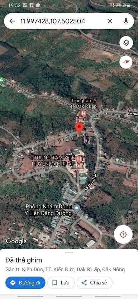 Đất thổ cư đường Vành đai bệnh viện Đắk R'Lấp 280m² giá 950 triệu - An ninh tốt, khu dân cư thân thiện!