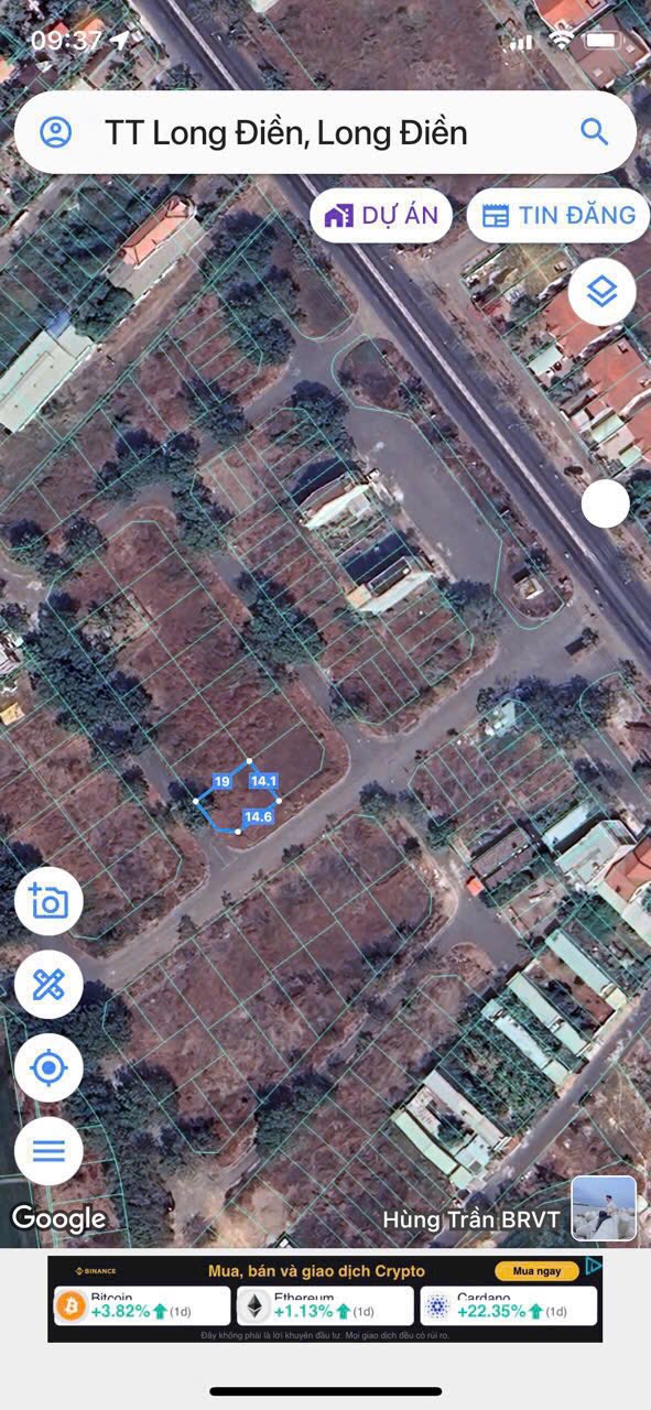 Lô đất biệt thự góc 2 mặt tiền tại Thị trấn Long Điền, 258m² chỉ 4.5 tỷ - Đầu tư sinh lời nhanh!