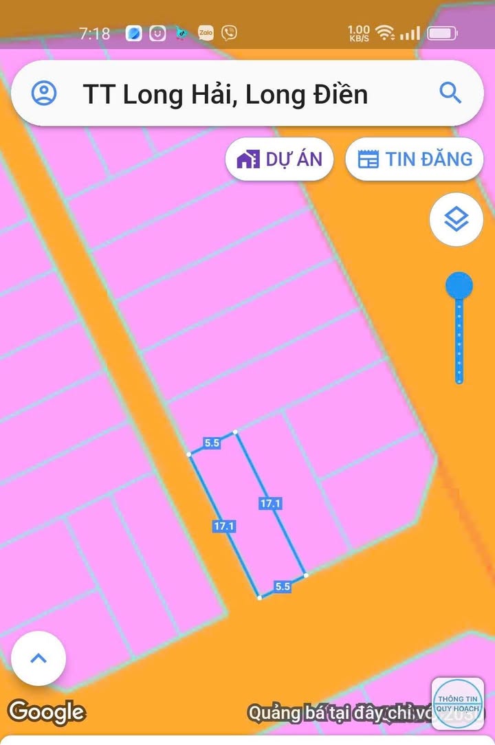 Đất thổ cư Long Hải 93m² giá 2.5 tỷ - Đầu tư sinh lời ngay!