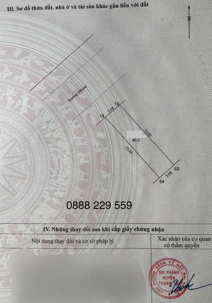 Đất nền Tái định cư Tương Chúc Ngũ Hiệp 40m² - Sổ đỏ chính chủ, giá thỏa thuận!