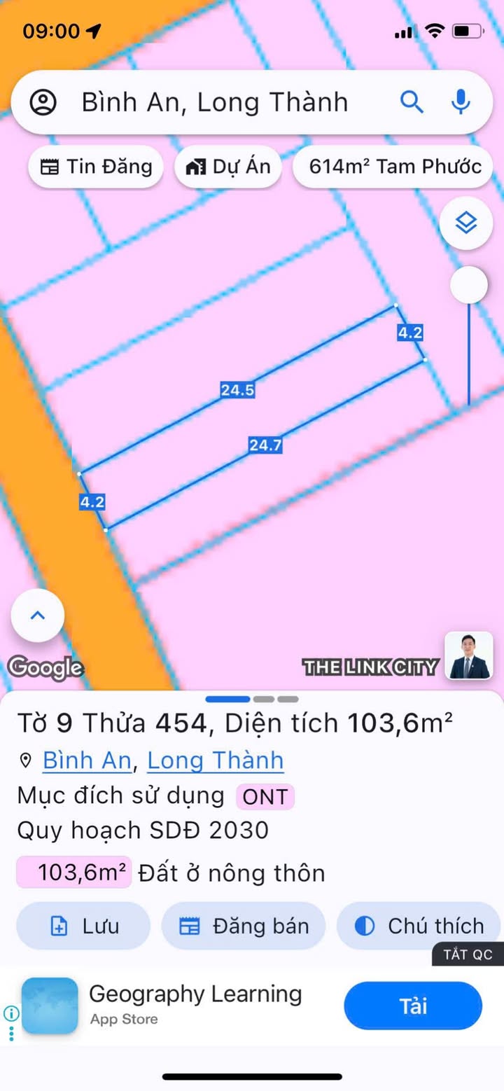 Đất thổ cư Long Đức, Long Thành 100m² giá 750 triệu - Đầu tư sinh lời ngay!