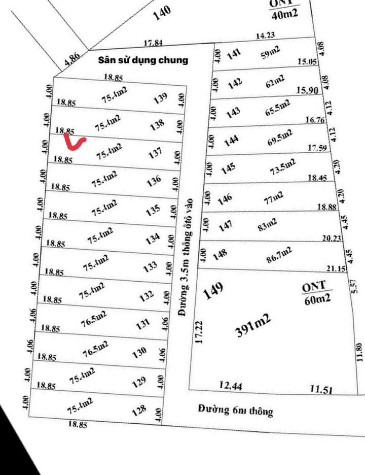 Đất nền 75m² Hiền Ninh, Sóc Sơn - Giá thỏa thuận, ô tô đỗ cửa!