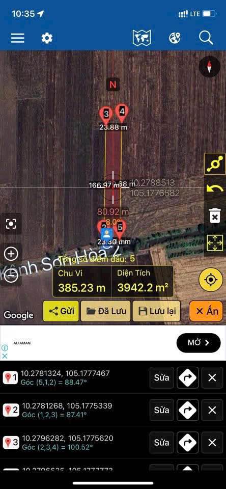 Đất nông nghiệp 3752m² xã Óc Eo giá chỉ 112.56 triệu - Đầu tư sinh lời ngay!