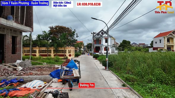 Đất nền Xuân Phương 120m² - Mặt tiền 6m, Giá thỏa thuận - Cơ hội đầu tư tuyệt vời!