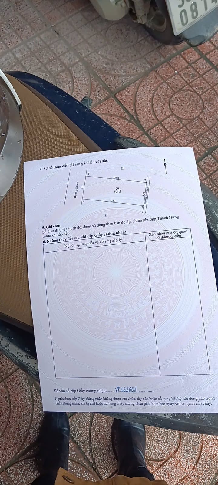 Đất Thúy Hội, Thạch Hưng 191.5m² giá 3.8 tỷ - Đường rộng thông thoáng!