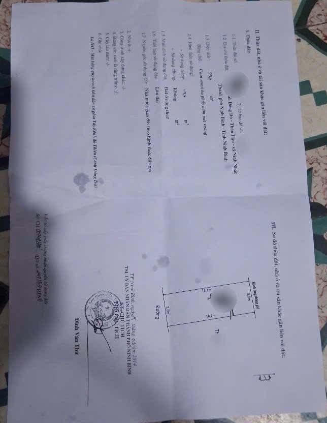 Đất nền đẹp Ninh Nhất 93m² giá 500 triệu - Sổ đỏ chính chủ, giá tốt!