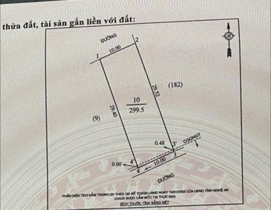 Đất Kim Phúc, Nghi Ân 300m² giá 3 tỷ - Không lỗi phong thủy, 2 mặt đường!