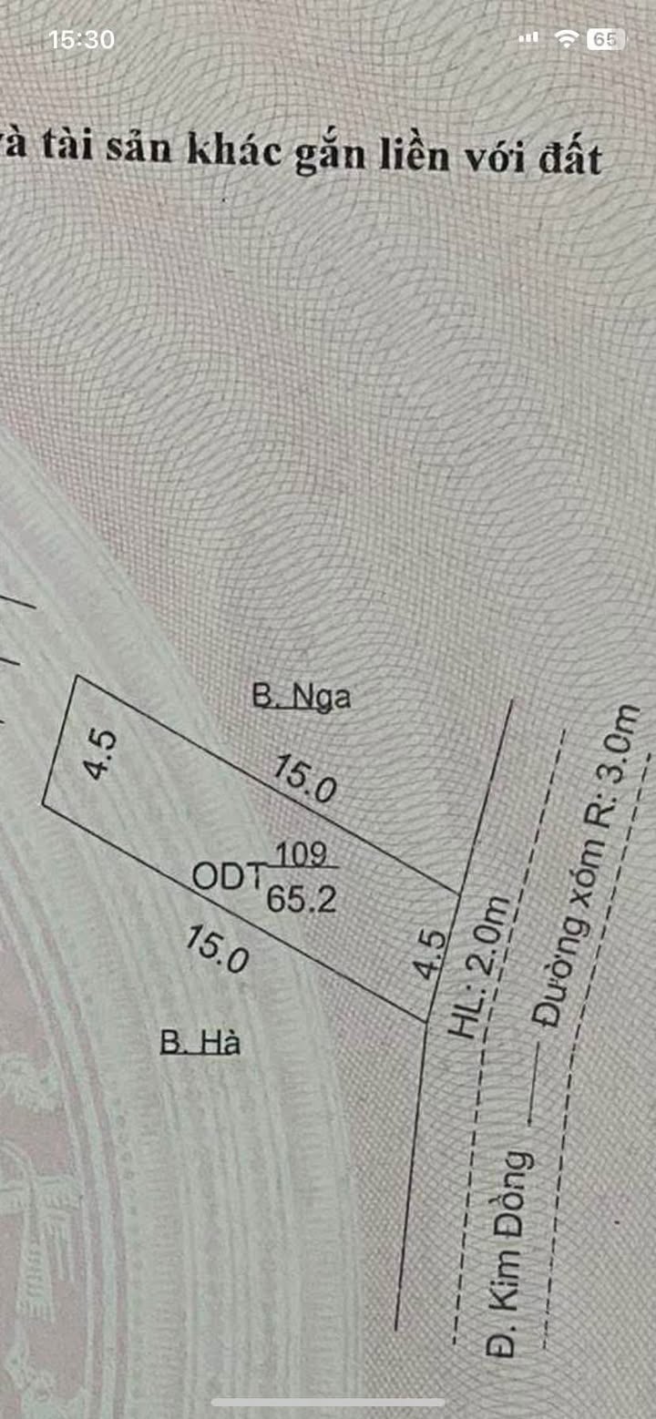 Đất thổ cư Kim Đồng, Yên Bái 67m² giá 1.2 tỷ - Ngõ ô tô tránh, tiện ích đầy đủ!