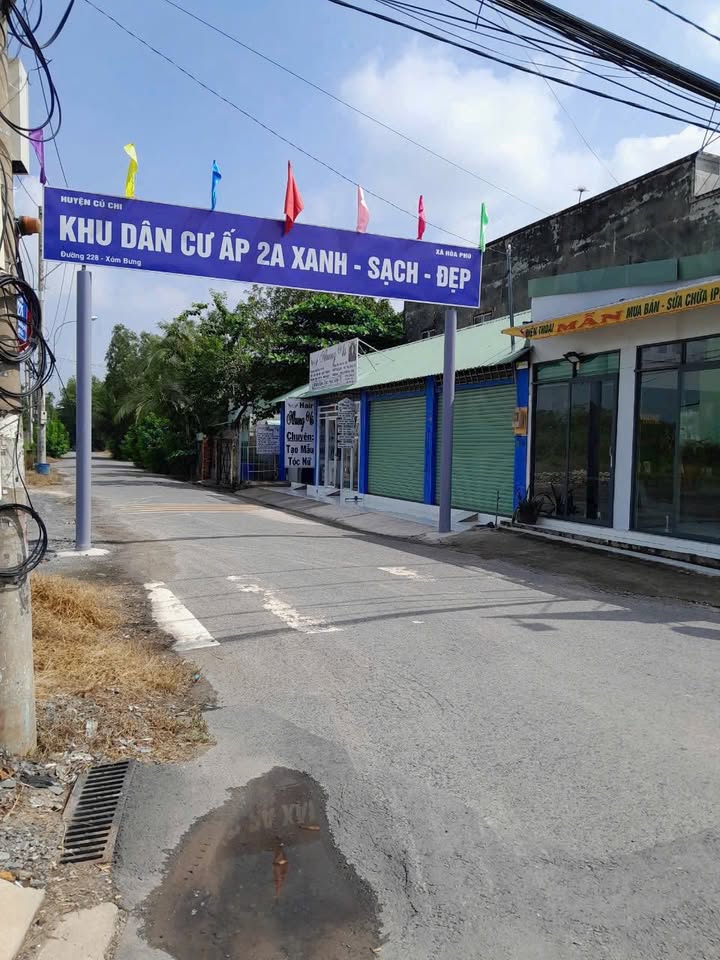 Đất mặt tiền Tỉnh Lộ 8, Củ Chi 120m² giá 2 tỷ - Đối diện trung tâm thương mại Hoà Phú!