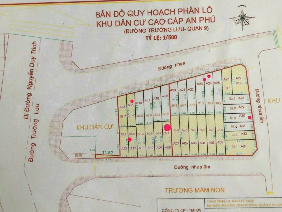 Đất mặt tiền hẻm 47 Trường Lưu, Quận 9, 63m² - Đầu tư sinh lời ngay!