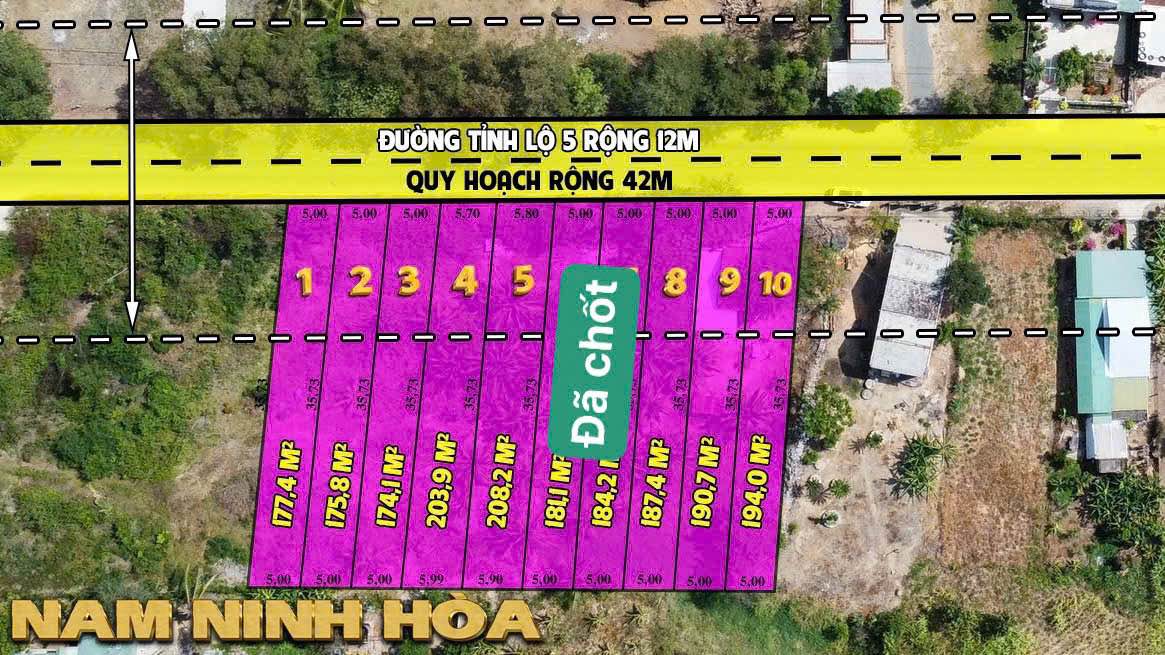 Đất thổ cư Ninh Tân - Mặt tiền Tỉnh lộ 5 - 185m² chỉ 777 triệu - Tiềm năng tăng giá mạnh!