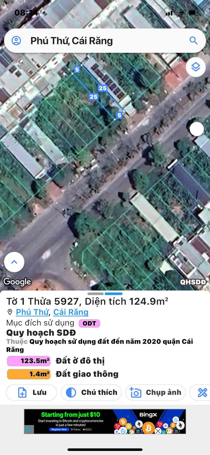 Đất nền Hưng Phú, Ninh Kiều 125m² giá 4.2 tỷ - Vị trí đẹp, cơ hội đầu tư hấp dẫn!