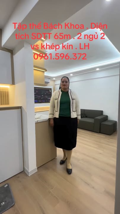 Căn hộ Tập thể Bách Khoa Hai Bà Trưng 65m² giá 4 tỷ - Chính chủ bán gấp!