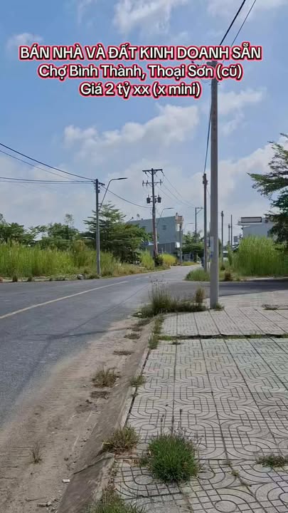 Nhà mặt tiền kinh doanh Chợ Bình Thành, Thoại Sơn 80m² giá 2 tỷ - Cơ hội đầu tư hấp dẫn!