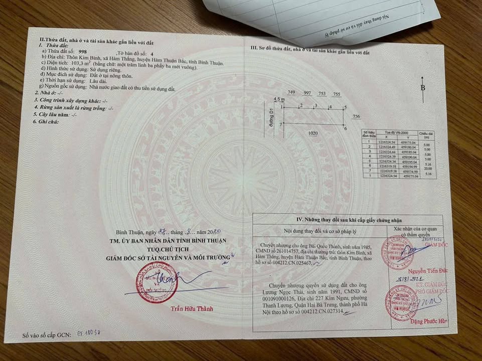 Đất nền An Phước Riverside Phan Thiết 103.3m² giá 1.4 tỷ - Cơ hội đầu tư tuyệt vời!