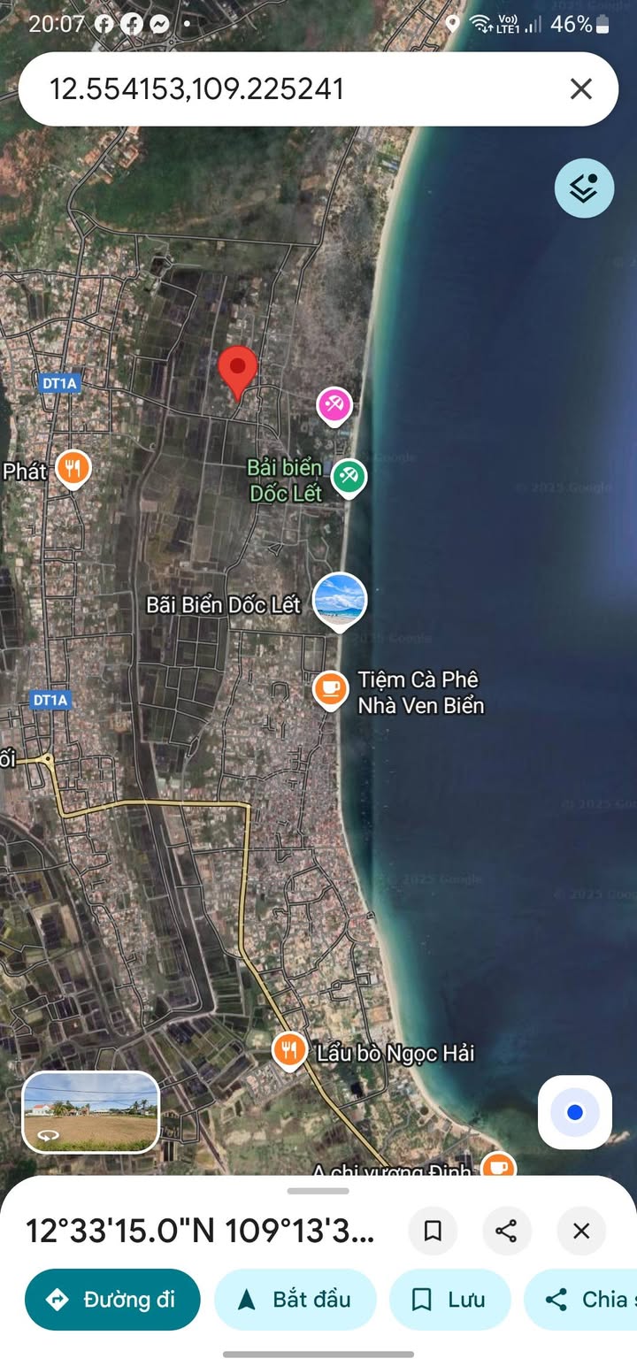 Đất Ninh Hải 1778m² giá 1.778 tỷ - Cách bãi tắm Dốc Lết chỉ 500m!