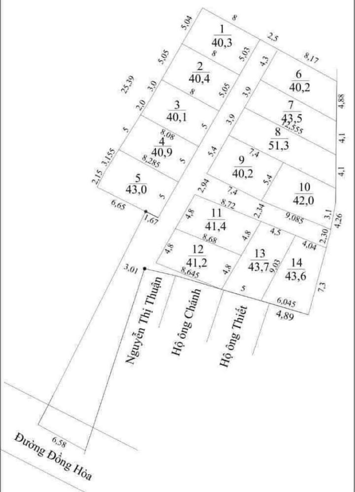 Bán đất ngõ 429 Đồng Hòa, Kiến An, Hải Phòng 43.6m² - Giá 1.85 tỷ - Ô tô đỗ thoải mái!