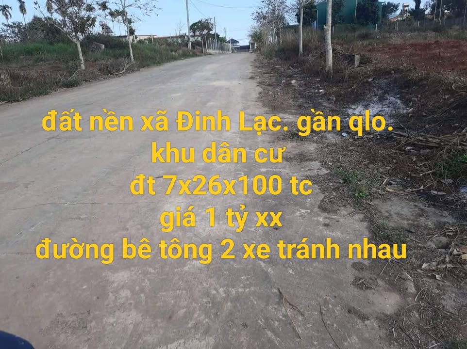 Đất nền Đinh Lạc, Di Linh 182m² giá 1.15 tỷ - Đầu tư sinh lời ngay!