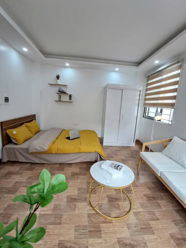 Căn hộ cho thuê ngõ 210 Đội Cấn quận Ba Đình 5.6 triệu - Phòng đơn khép kín, tiện nghi đầy đủ!