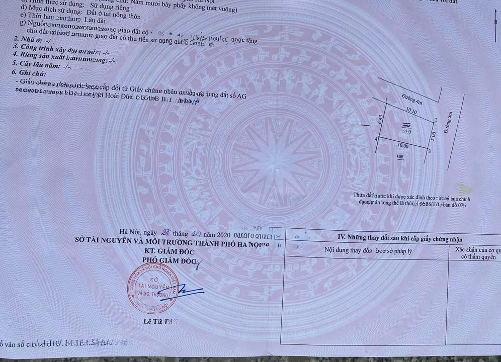 Lô đất thổ cư 57m² tại Sơn Đồng, Hoài Đức giá chỉ 9 tỷ - Đầu tư sinh lời ngay!