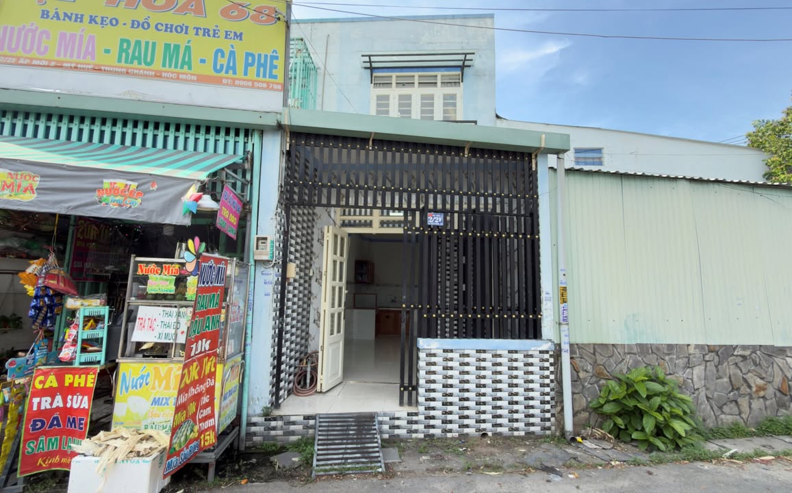 Nhà mặt tiền đường Mỹ Huề, xã Trung Chánh, Hóc Môn 24m² giá 1.25 tỷ - Kinh doanh sầm uất!