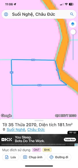 Nhà vườn Suối Nghệ, Châu Đức 181m² giá 1.5 tỷ - Cơ hội đầu tư hấp dẫn!