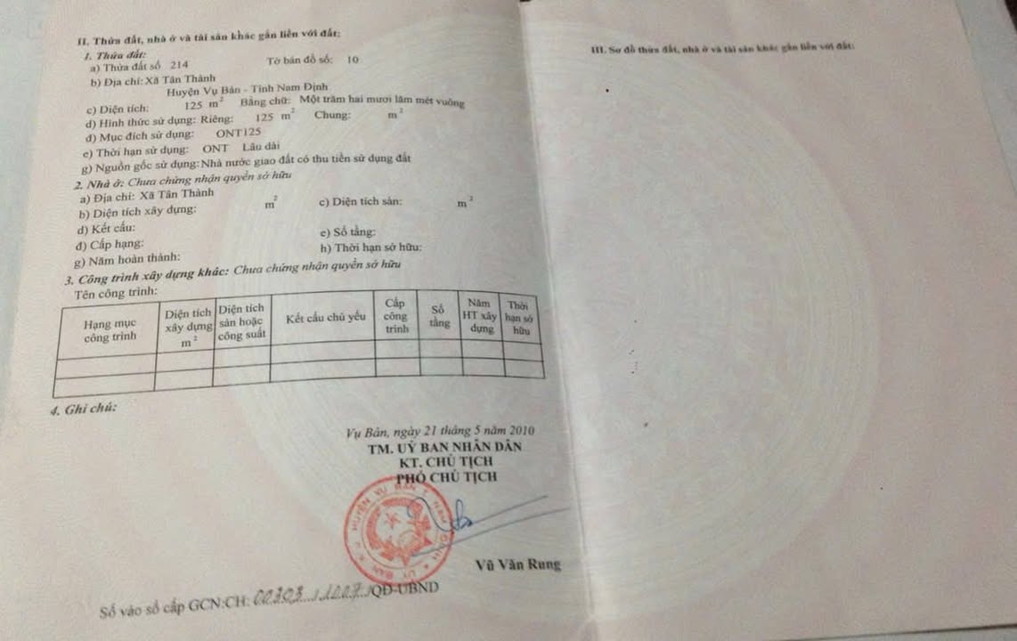 Đất Xóm 6, Trường Thi, Nam Định 125m² giá 1.69 tỷ - Vị trí đắc địa, giao thông thuận lợi!