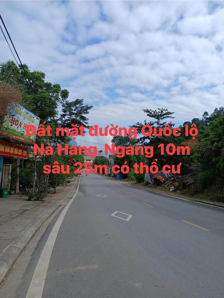 Đất nền mặt đường Quốc Lộ Na Hang 250m² - Phong thủy tốt, giá thỏa thuận!